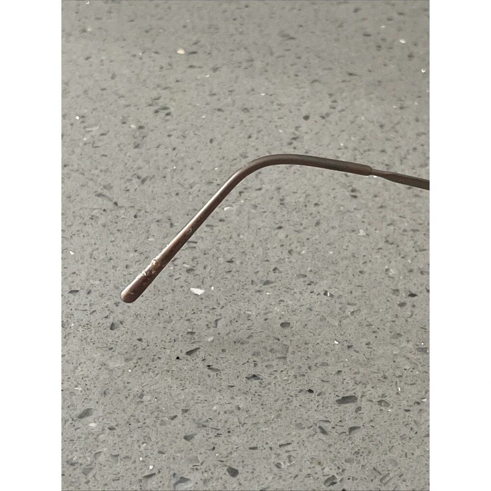 Easyclip Eyeglasses Frames ONLY Unisex Full Rim Mod PC179 45-21-140 bronze gold